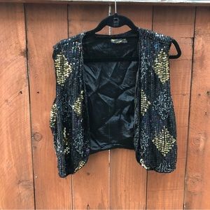 Vintage Sequined Vest